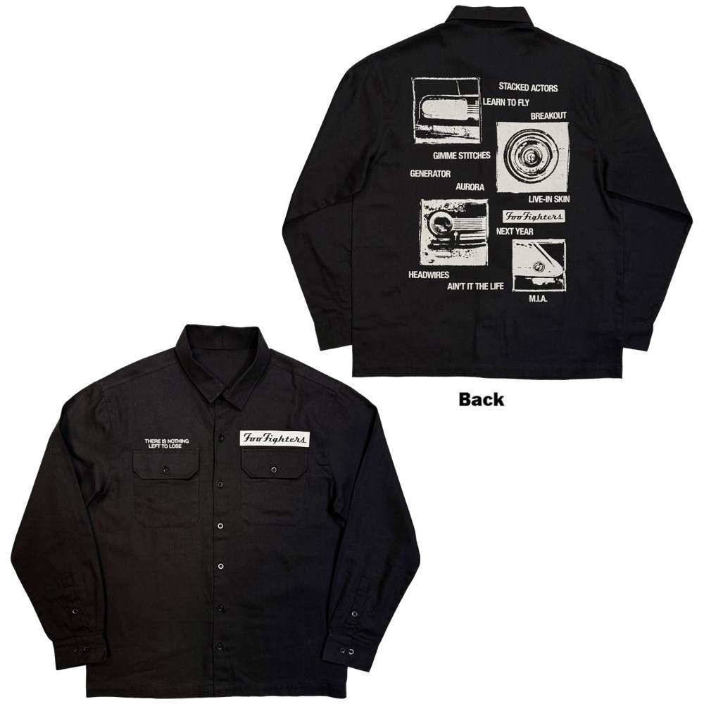 Foo Fighters - Nothing Left To Lose Mono Shirt - Zwart